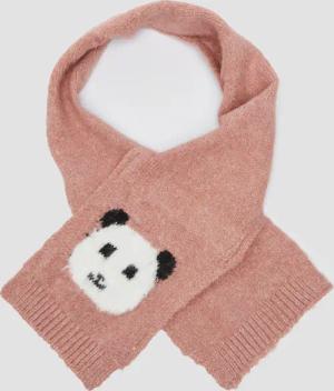 Unisex Strickschal mit Panda-Motiv