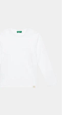 United Colors Of Benetton Bluse 3I1XC10DB Weiß Regular Fit