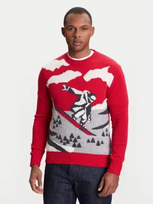 United Colors Of Benetton Pullover 1244K108R Rot Regular Fit