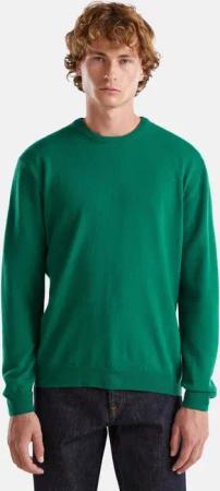 United Colors of Benetton Rundhalspullover im cleanen Look