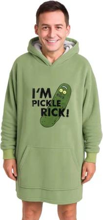 United Labels® Kapuzenpullover Rick and Morty Oversize Cozy Hoodie Pickle Rick Kuschelpullover