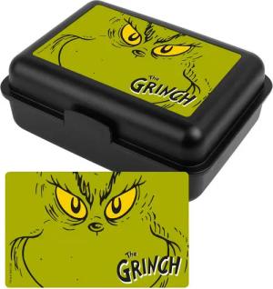 United Labels® Lunchbox The Grinch Gesicht mit Trennwand, Kunststoff (PP)