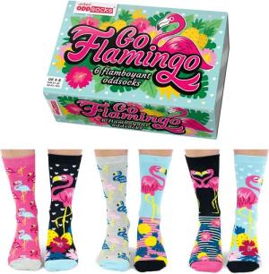 United Oddsocks Freizeitsocken Go Flamingo Oddsocks Socken in 37-42 im 6er Set