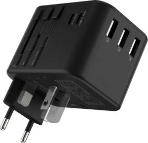 Universal World Plug - 35.5W - Weltweiter Einsatz - Schwarz