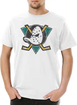 Urban Backwoods Print-Shirt Ducks Hockey Herren T-Shirt Symbol Sign Team Mannschaft Logo Mighty (1-tlg) Schläger Maske Mask Bat