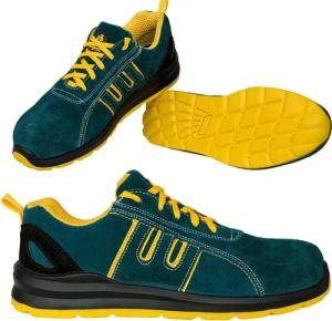 Urgent Sportliche Arbeitsschuhe Schutzschuhe OHNE Stahlkappe OB Arbeitsschuh real leder