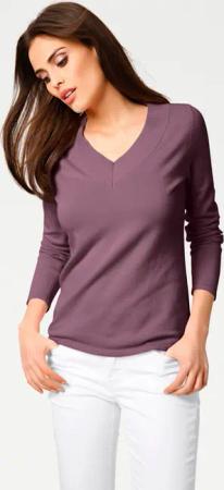 V-Ausschnitt-Pullover