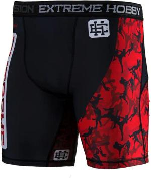 Vale Tudo Shorts für Herren MMA EXTREME HOBBY RED WARRIOR