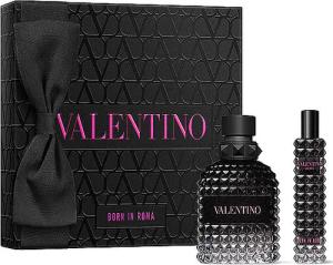 VALENTINO Geschenkset -  Born in Roma Uomo Eau de Toilette Set  50ml / 15ml