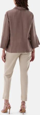 VAN LAACK - Bluse Modern Fit Uni - Größe 32 - braun