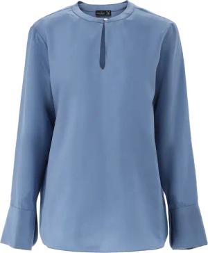 VAN LAACK - Bluse Modern Fit Uni - Größe 36 - blau