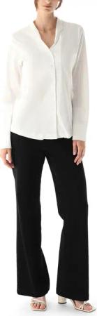 VAN LAACK - Bluse Modern Fit Uni - Größe 38 - weiß