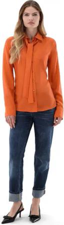 VAN LAACK - Bluse Modern Fit Uni - Größe 40 - orange