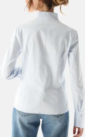 VAN LAACK - Bluse Modern Fit Uni - Größe 50 - blau