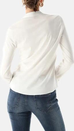 VAN LAACK - Bluse Slim Fit Uni - Größe 46 - weiß