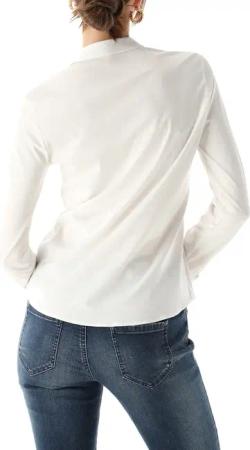 VAN LAACK - Bluse Slim Fit Uni - Größe 48 - blau