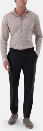 VAN LAACK - Hemd Tailor Fit Druck - Größe L - braun