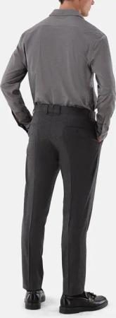 VAN LAACK - Hemd Tailor Fit Druck - Größe M - braun