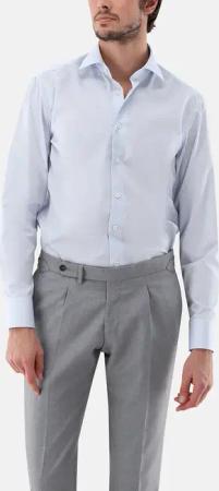 VAN LAACK - Hemd Tailor Fit Streifen - Größe 42 - blau