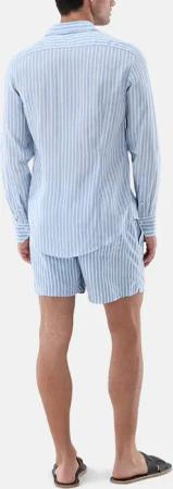 VAN LAACK - Hemd Tailor Fit Streifen - Größe 43 - blau