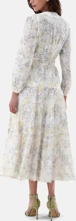 VAN LAACK - Kleid Modern Fit Druck - Größe 36 - braun