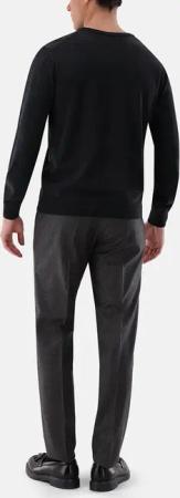 VAN LAACK - Pullover Uni - Größe S - dunkelgrau