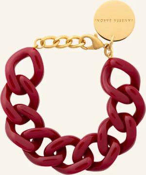 VANESSA BARONI Armband FLAT CHAIN BRACELET BORDEAUX by GLAMBOU