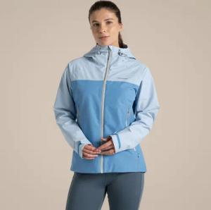 Vanth Damen Softshelljacke wasserdicht - foggy blue