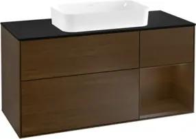 V&B Waschtischunterschrank Finion 120cm, Pl bla m, Reg re wal ven, wal ven