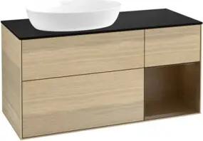 V&B Waschtischunterschrank Finion 120cm, Pl bla m, Reg wal ven, Oa ven