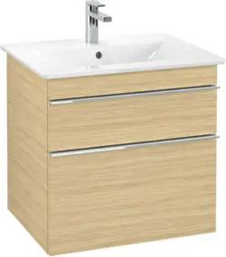 V&B Waschtischunterschrank VENTICELLO 60,3x59x50,2cm, Griff Chrom, nordic oak