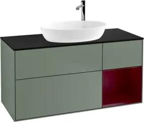 V&B Waschtischunterschrank Wandbeleuchtung Finion 120cm, Pl b m, Reg Peo m Lac, Oli. m Lac