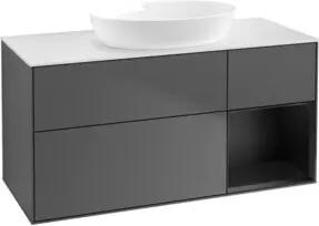 V&B Waschtischunterschrank Wandbeleuchtung Finion 120cm, Pl w m, Reg bla m Lac, Anthrac. m