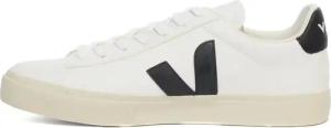 Veja Low-Top Sneaker - Campo Leather Sneakers With Contrasting Accents - Gr. 40 (EU) - in Weiß - für Damen