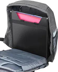 VELOFLEX Rucksackeinsatz VELOBAG® XXL Kunstfaser schwarz/grau