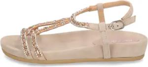 Veloursleder Sandale