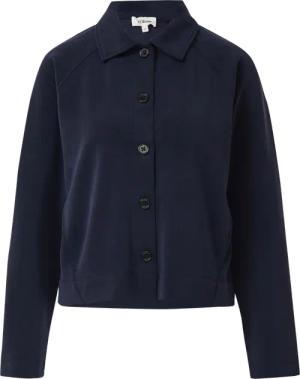 Verkürzte Sweatshirt-Jacke aus Scuba