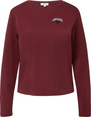 Verkürztes Longsleeve mit Stickerei-Detail