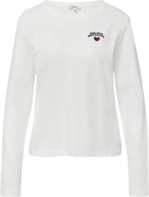 Verkürztes Longsleeve mit Stickerei-Detail