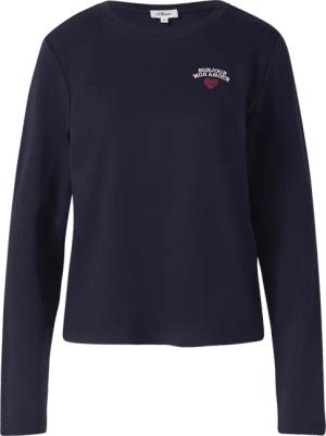 Verkürztes Longsleeve mit Stickerei-Detail