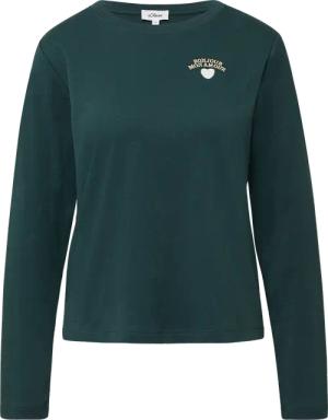 Verkürztes Longsleeve mit Stickerei-Detail