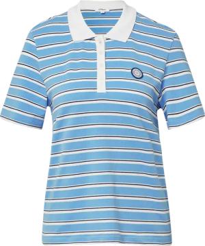 Verkürztes Pique-Poloshirt mit Patch