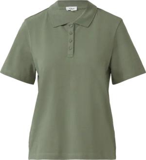 Verkürztes Poloshirt aus Baumwollpiqué