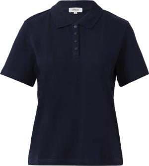 Verkürztes Poloshirt aus Baumwollpiqué