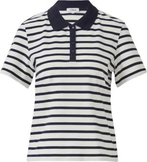 Verkürztes Poloshirt aus Baumwollpiqué