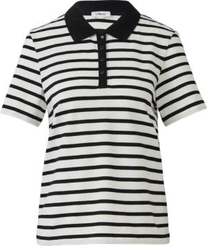 Verkürztes Poloshirt aus Baumwollpiqué