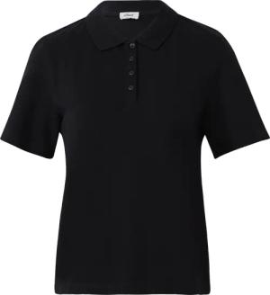 Verkürztes Poloshirt aus Baumwollpiqué