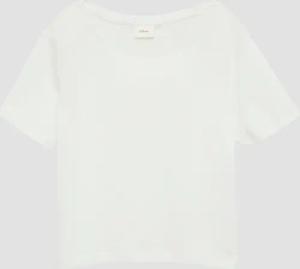 Verkürztes Rippshirt im Slim Fit