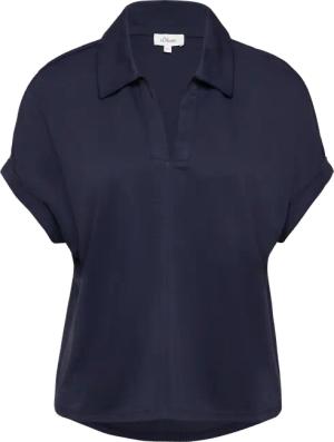 Verkürztes Shirt mit Polokragen