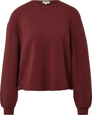 Verkürztes Sweatshirt mit Rollsaum